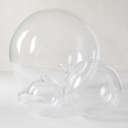 Medium Glass Christmas Ball, 6in