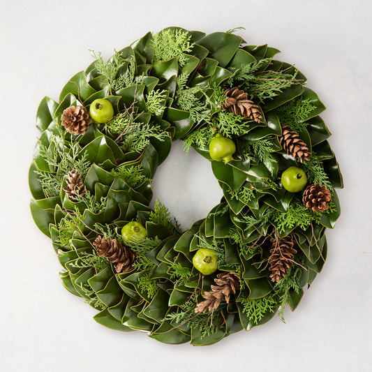 Golden Cedar Wreath, 24"
