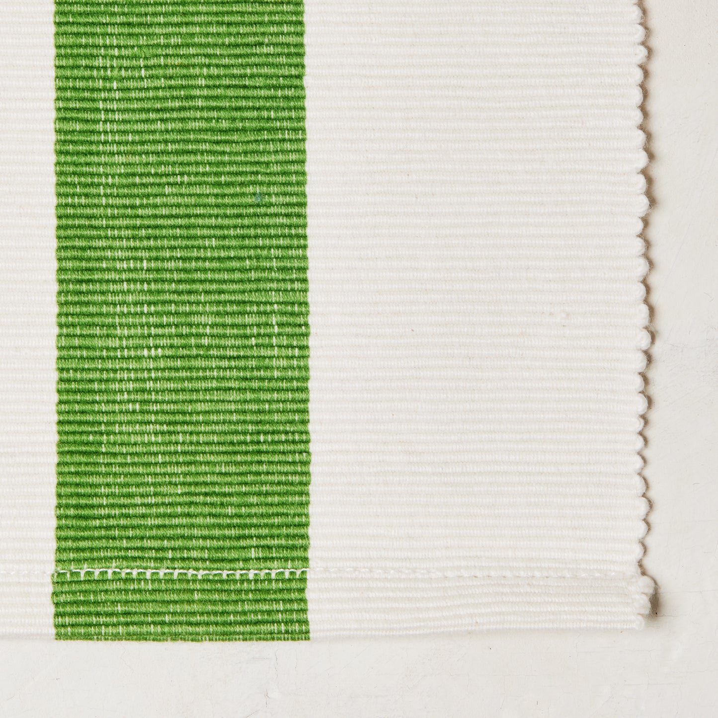 Green Stripe Woven Placemats, Set of 4