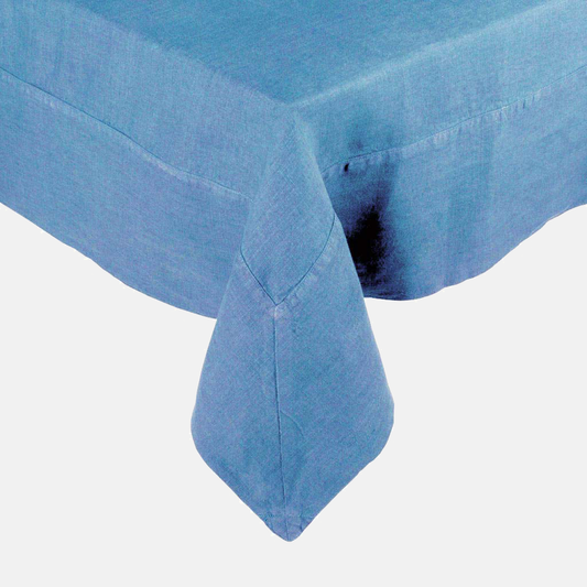 Lupine HG Signature Hand-Dyed Linen Tablecloth