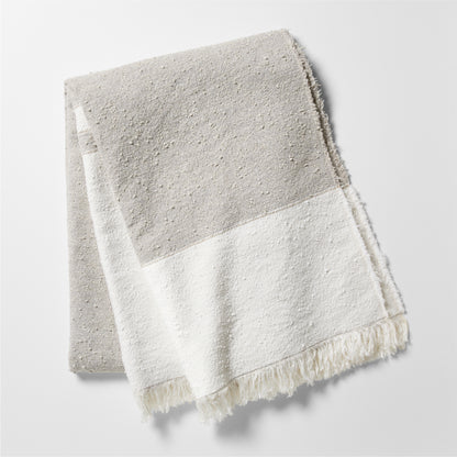 Charlotte Linen/Cotton Blend Throw Blanket