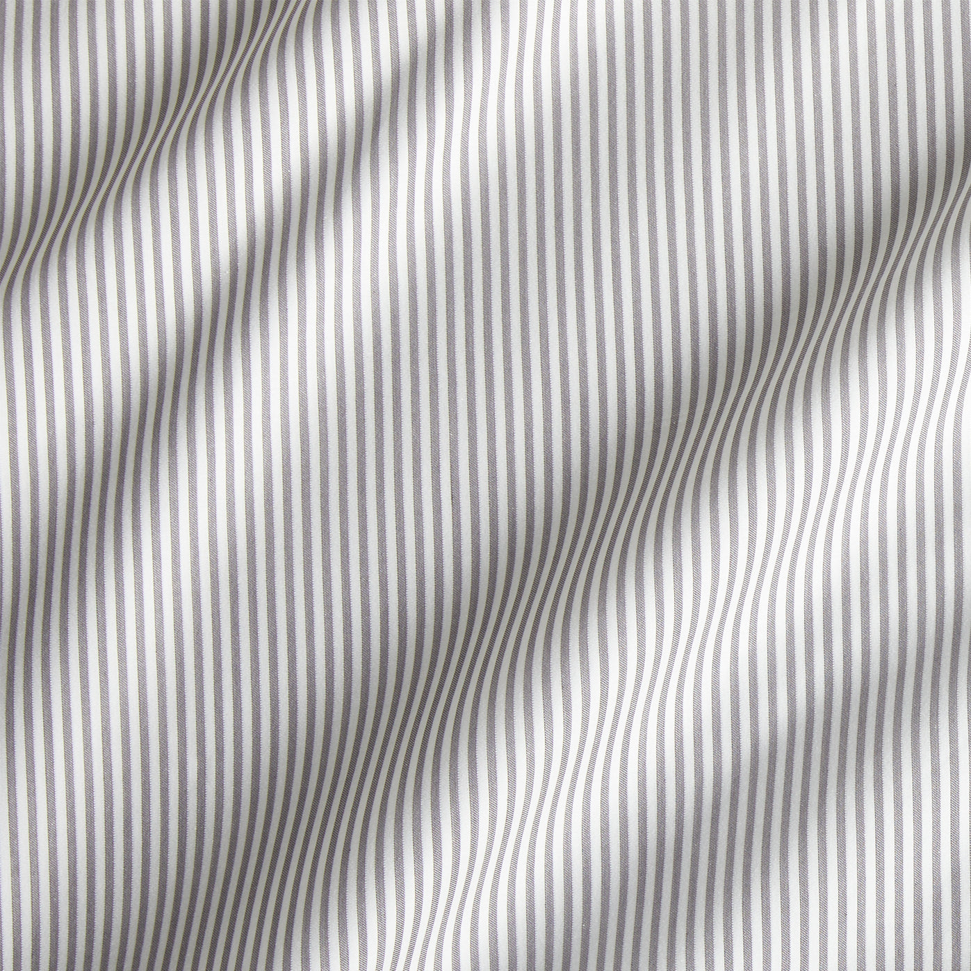 Grey Stripe Cotton-Chambray Sheet Set