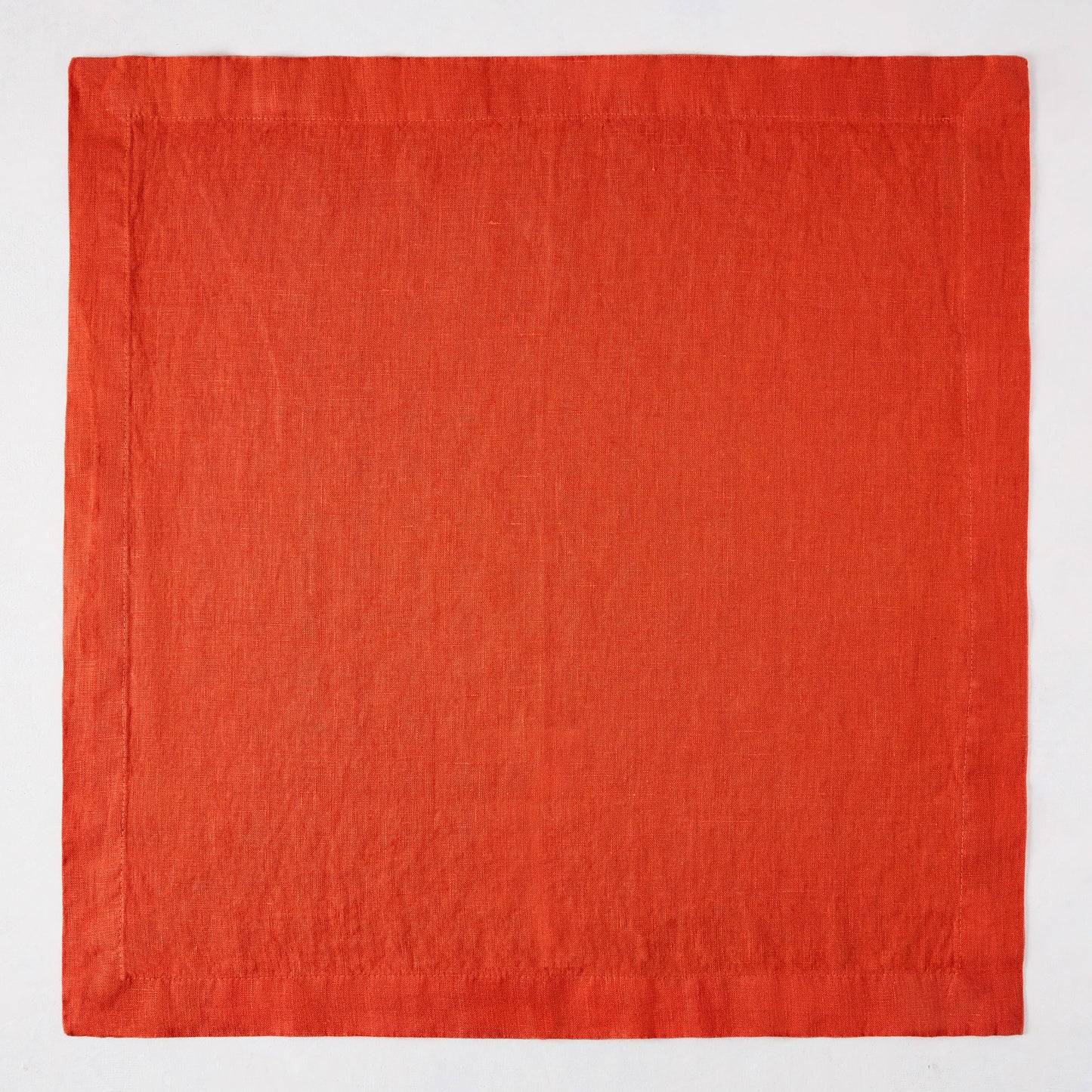 International Orange HG Signature Hand-dyed Linen Napkin