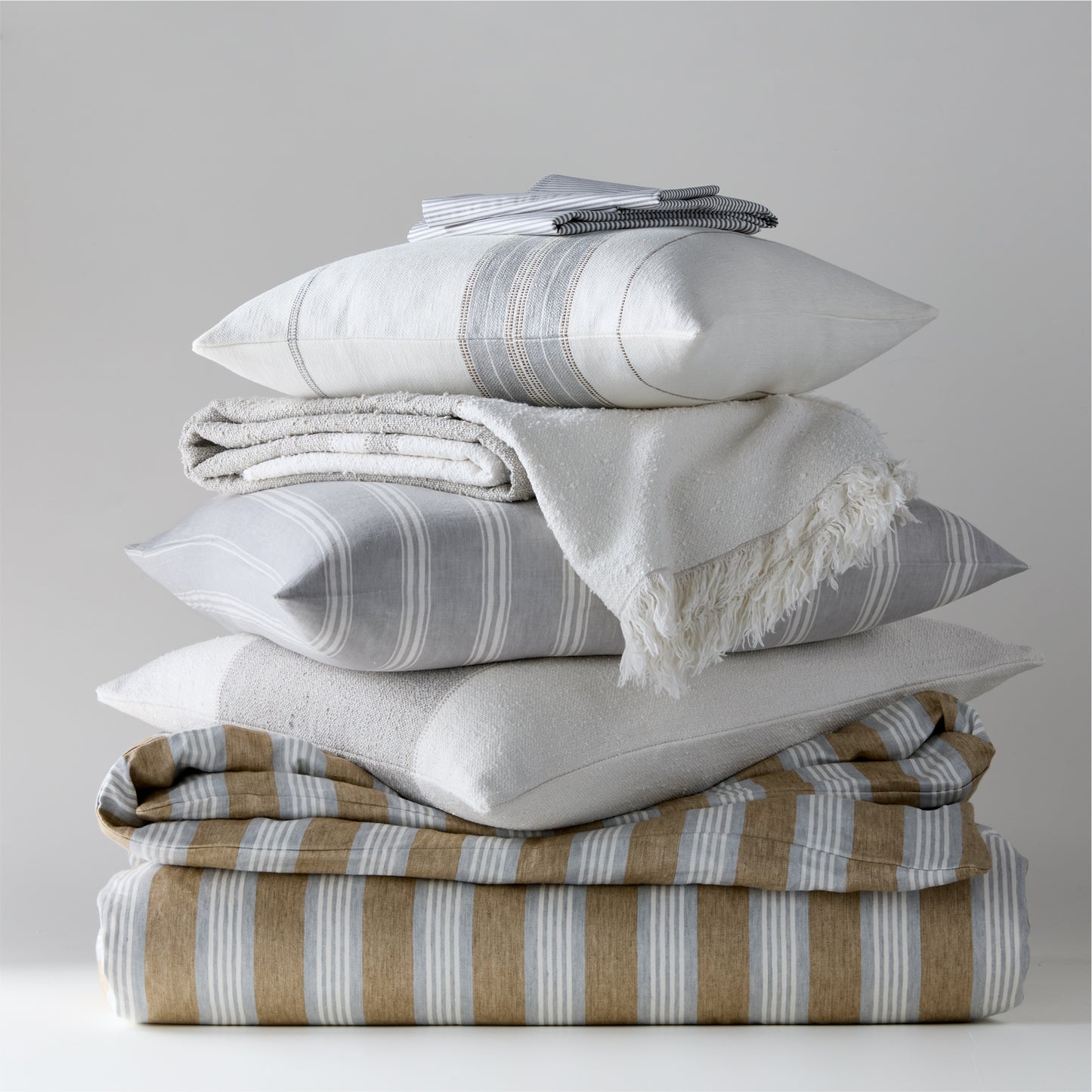 Guest House Stripe Linen Pillow Sham