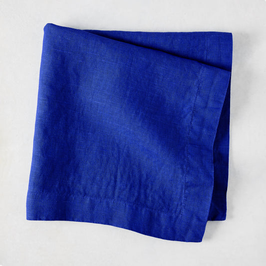 Ultramarine HG Signature Hand-dyed Linen Napkin