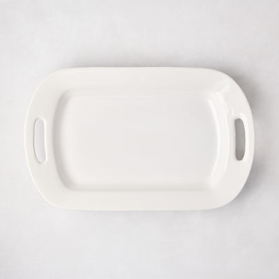 HG Ceramic Medium Handled Serving Platter