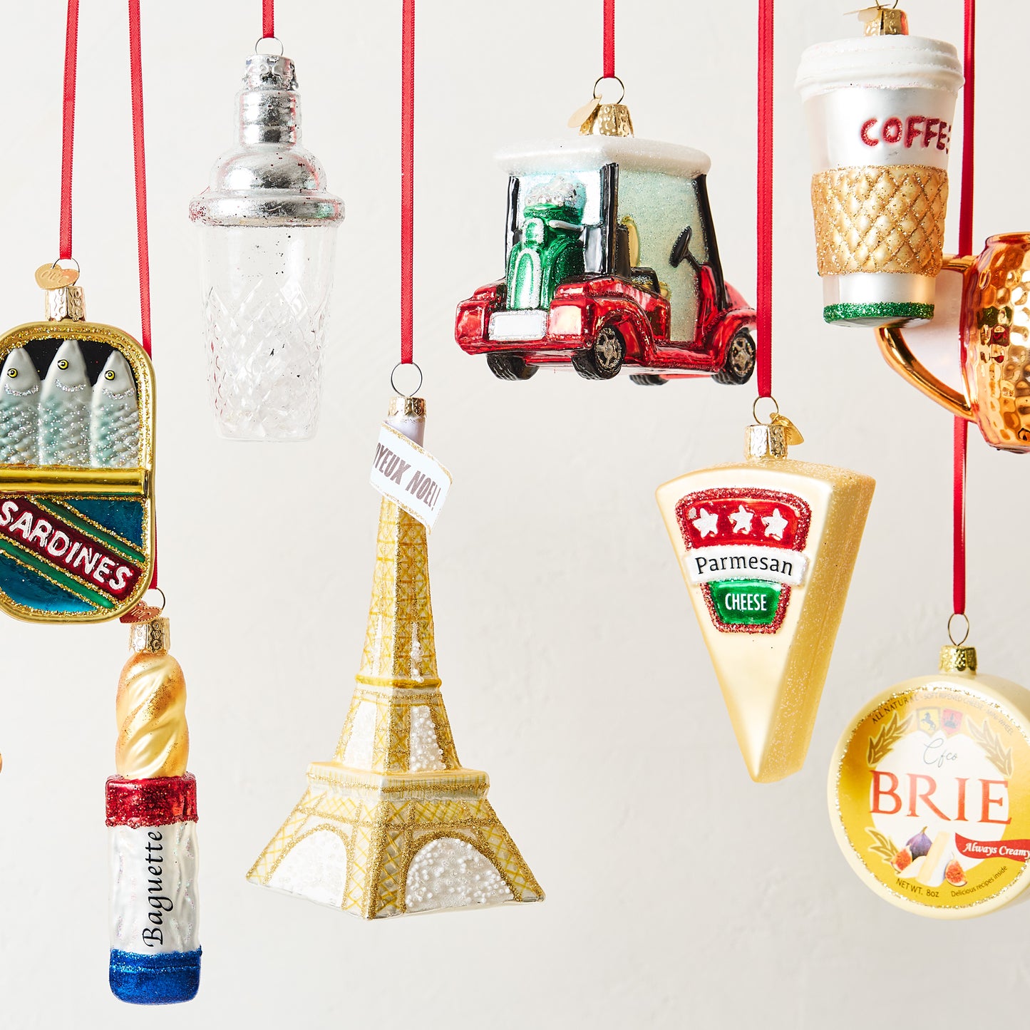 Golf Cart Christmas Tree Ornament