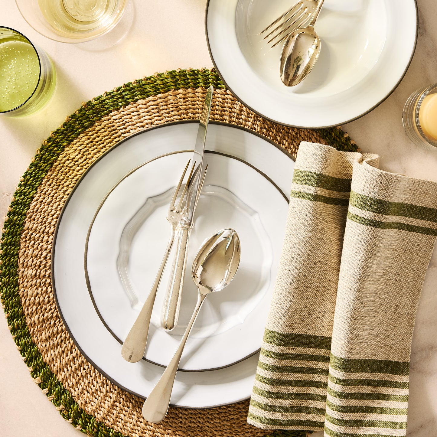 Smoke Grey Stoneware Petal Salad Plate