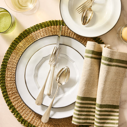 Smoke Grey Stoneware Petal Salad Plate