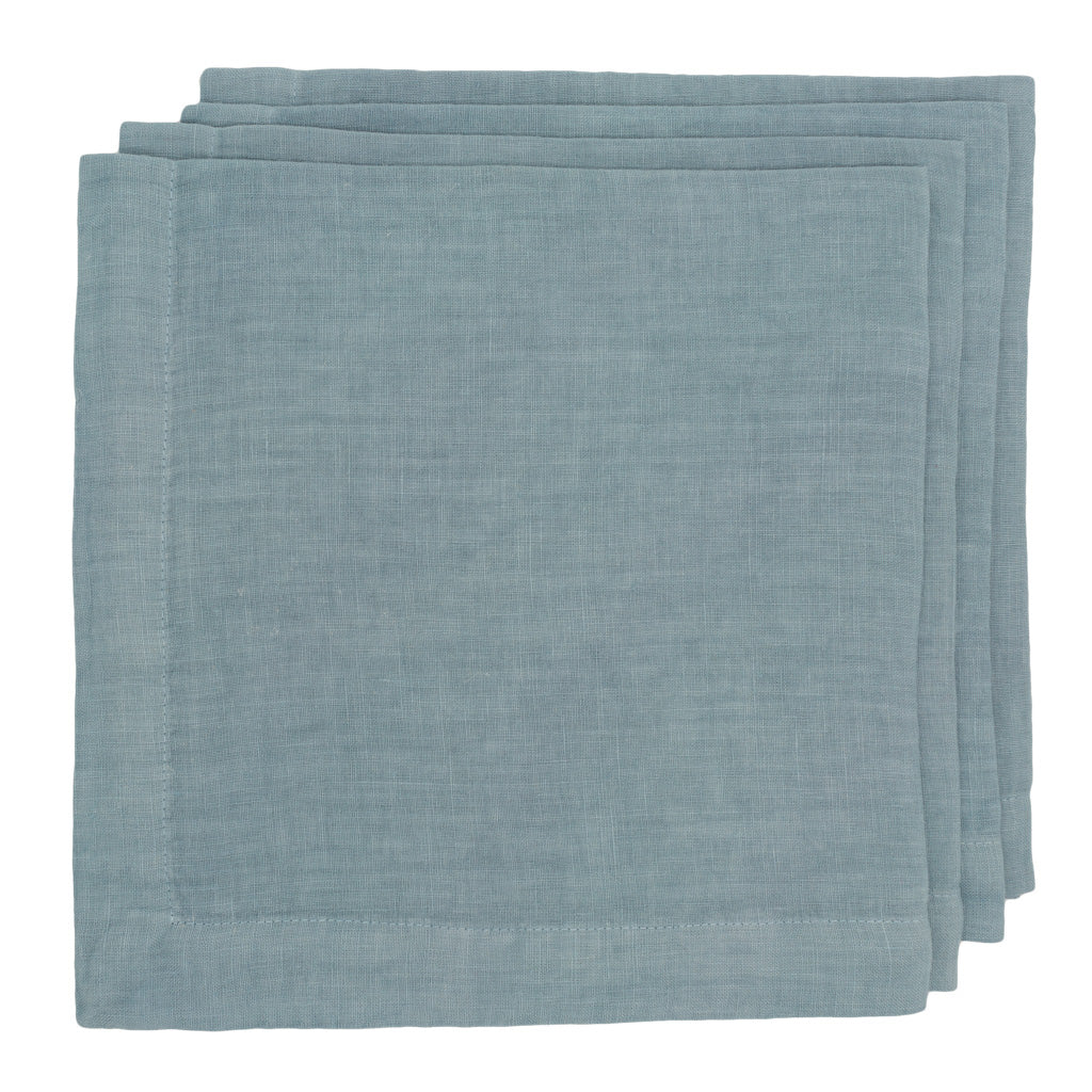 LIMITED EDITION Seaside Collection, HG Signature Hand-dyed Linen Napkins, Set of 4