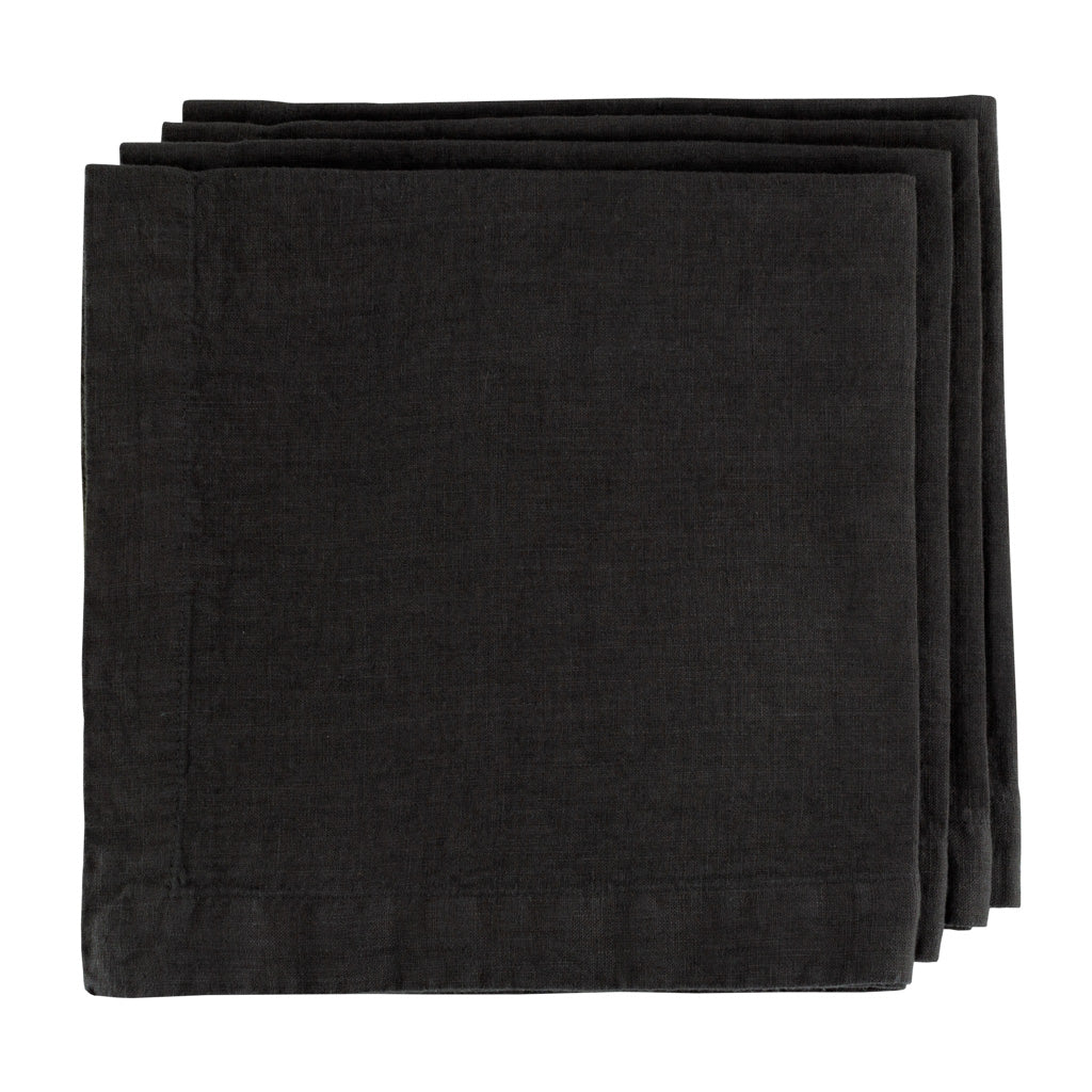 LIMITED EDITION Manhattan Collection, HG Signature Hand-dyed Linen Napkins, Set of 4
