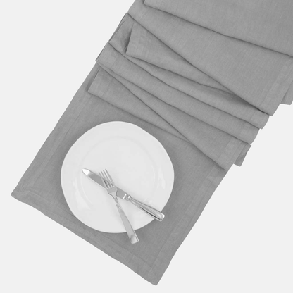 Rain HG Signature Hand-Dyed Linen Table Runner