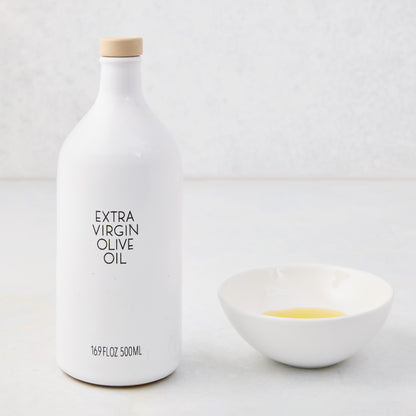 Hudson Grace Ceramic Olive Oil and Dipping Bowls Gift Set