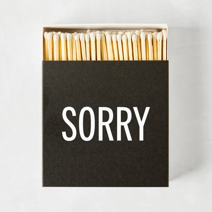 Diane Keaton x Hudson Grace “Sorry, Not Sorry” Boxed Matches