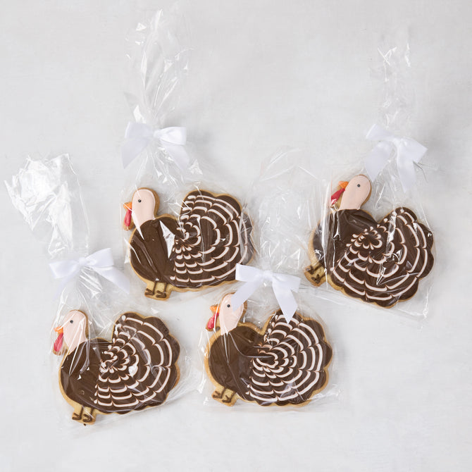 Iced Turkey Cookies, Set of 4