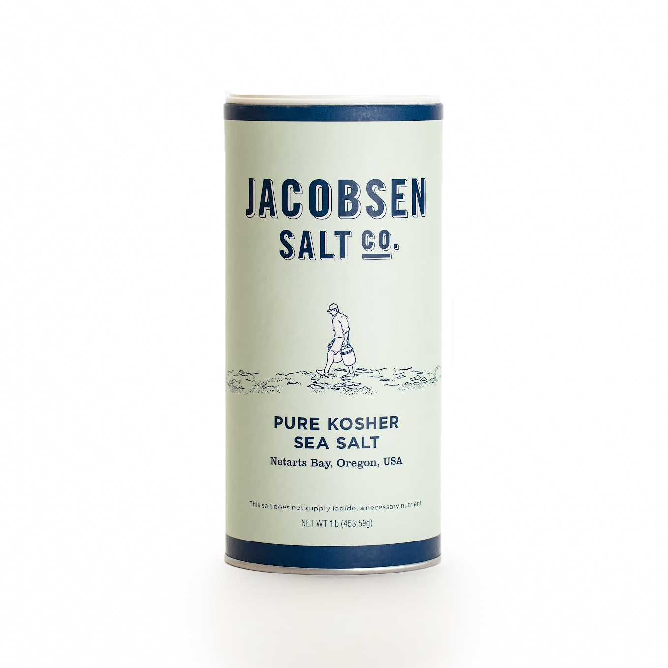 Jacobsen Salt Co. Pure Kosher Sea Salt, 1lb - Hudson Grace