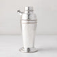 vintage silverplate cocktail shaker with spout and base