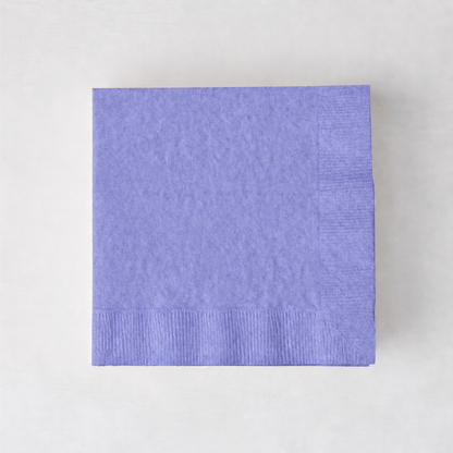 Personalized Lavender Purple Paper Cocktail Napkins, Set of 100