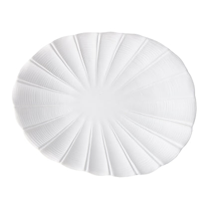 Sand Dollar Ceramic Large Oval Platter