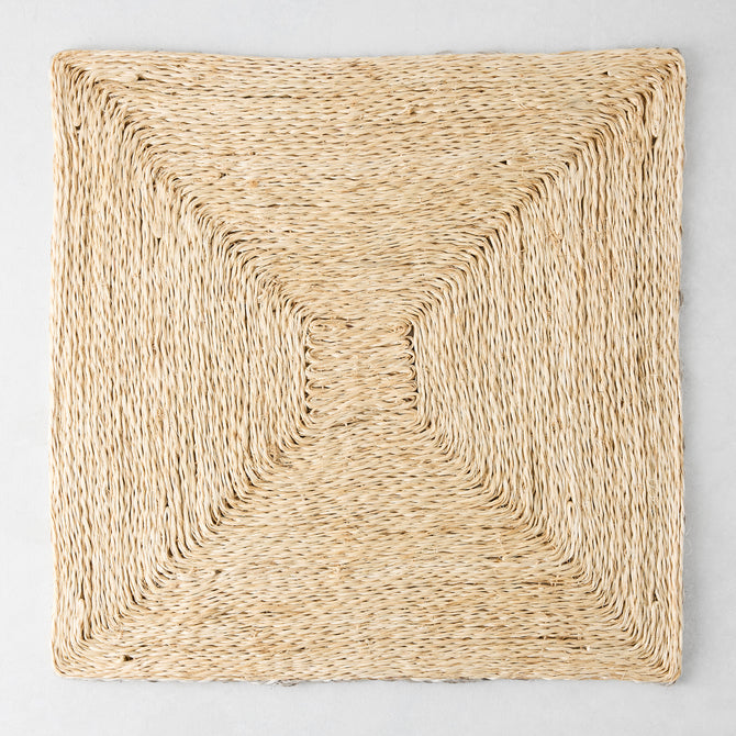 Lanai Natural Abaca Woven Square Placemat