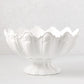Large Ceramic Scallop Serving Bowl