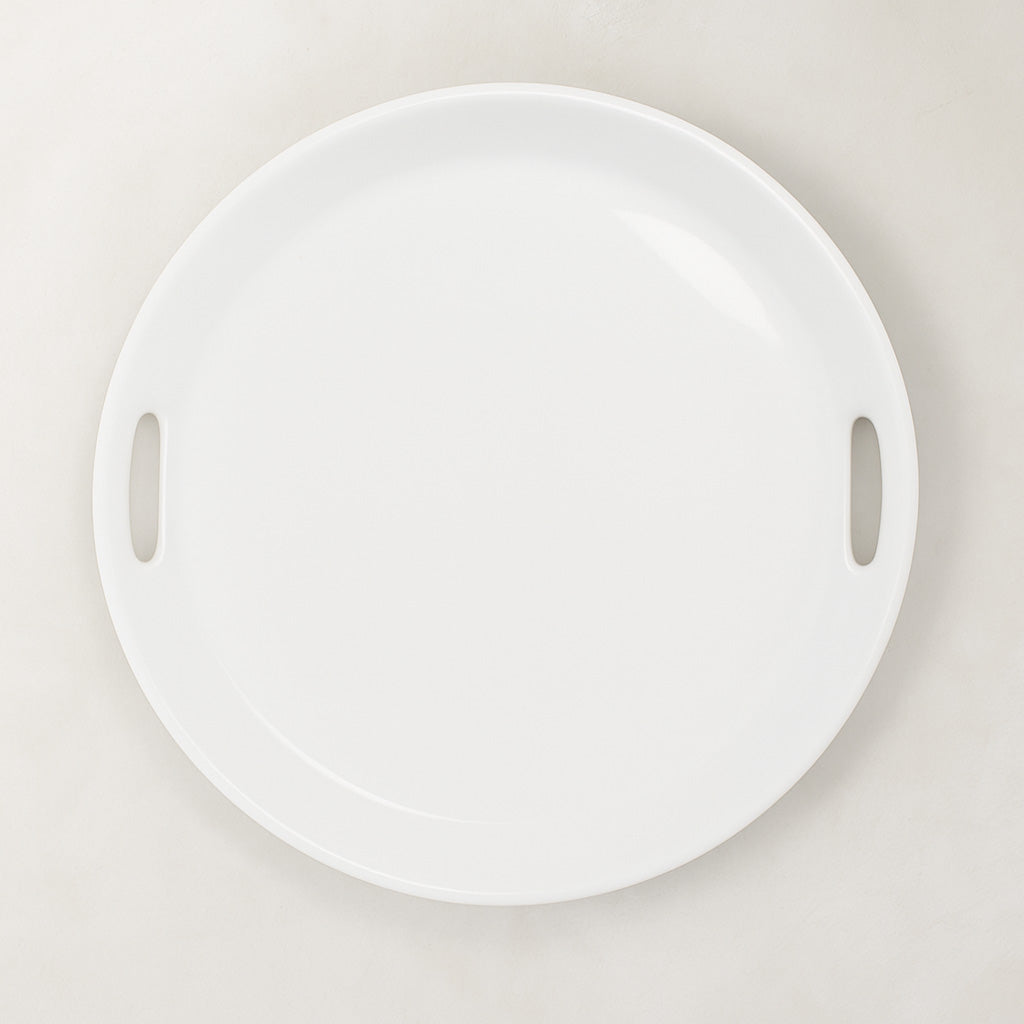 Large Round Ceramic Serving/Bar Tray Hudson Grace