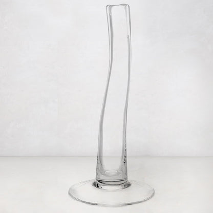 Maddie Large Scissor-Cut Glass Vase