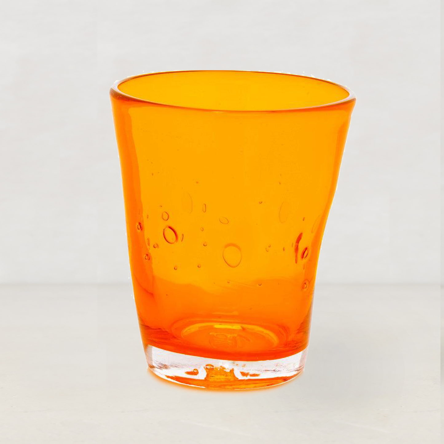 Light Orange Henri Glass, 8 oz.