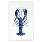 Blue Maine Lobster on English Watercolor Wall Art Print