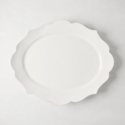 lungarno platter scalloped edge