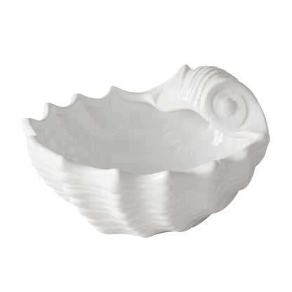 Small Malibu Ceramic Shell Bowl