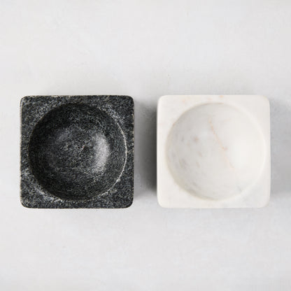 Marble Black and White Pinch Bowls