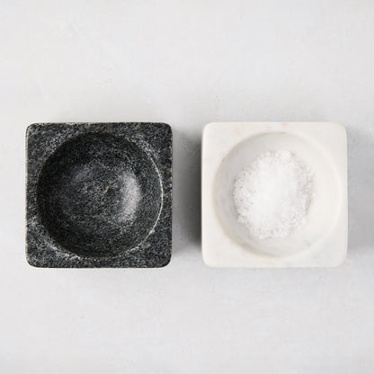 Marble Black and White Pinch Bowls
