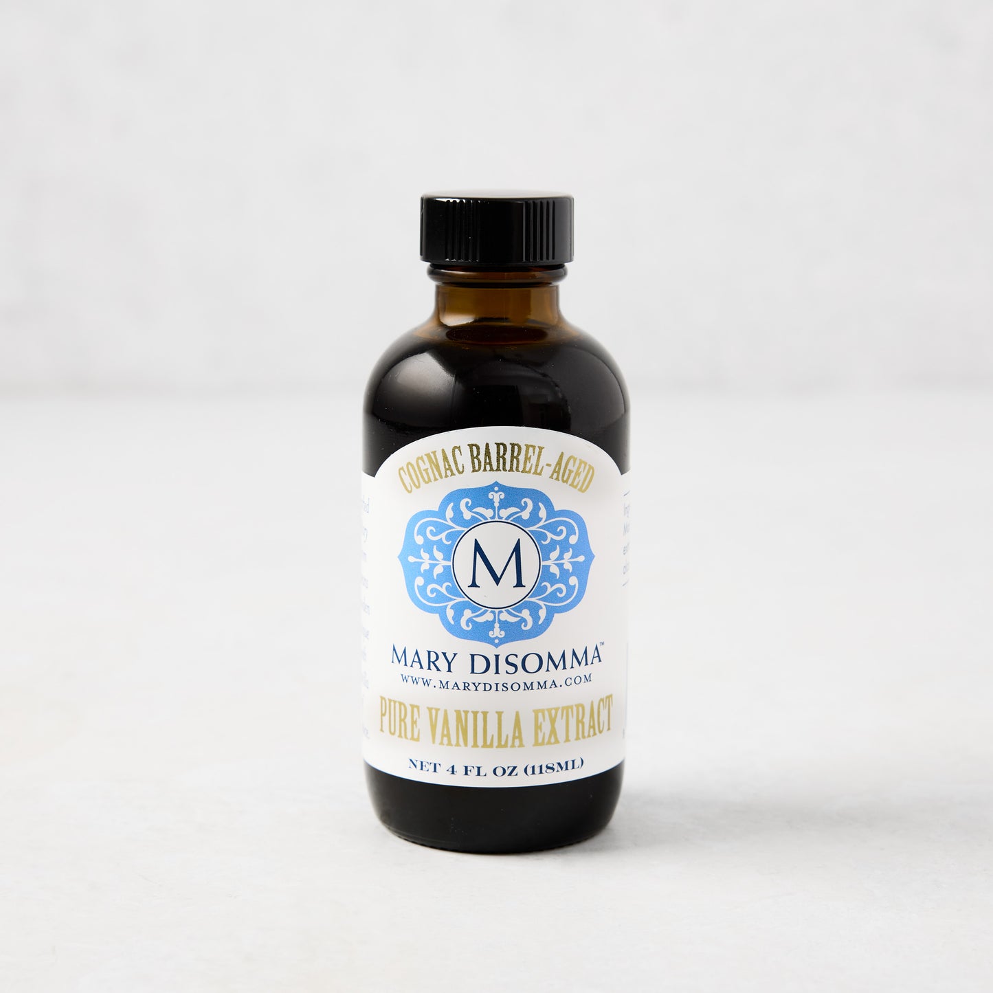 Mary DiSomma Cognac Barrel Aged Pure Vanilla Extract, 4oz