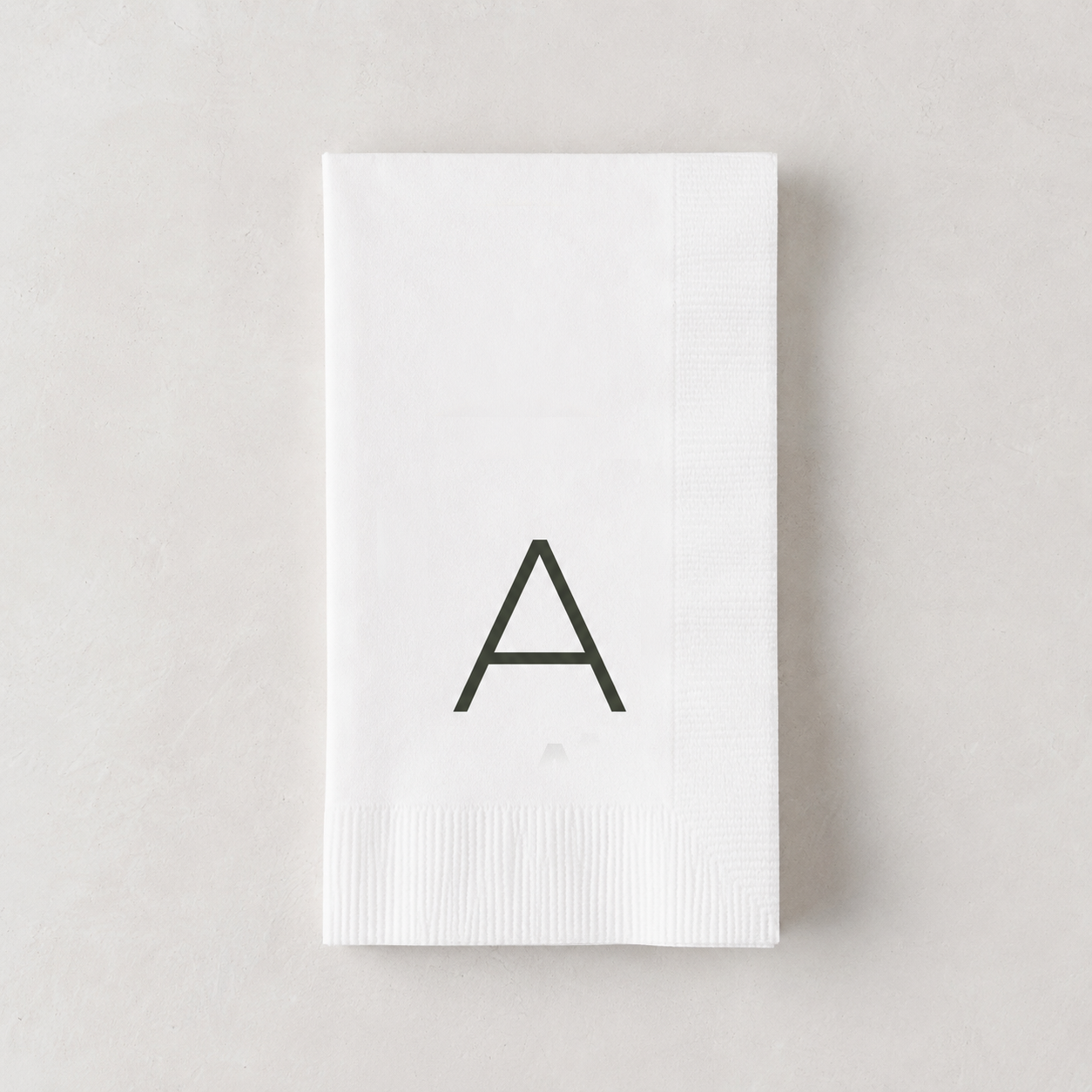 Monogram Paper Bar / Hand Towels, A-Z