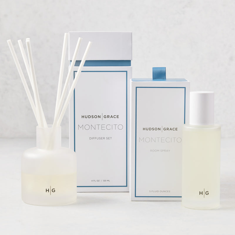 Hudson Grace Montecito Room Spray and Diffuser Gift Set