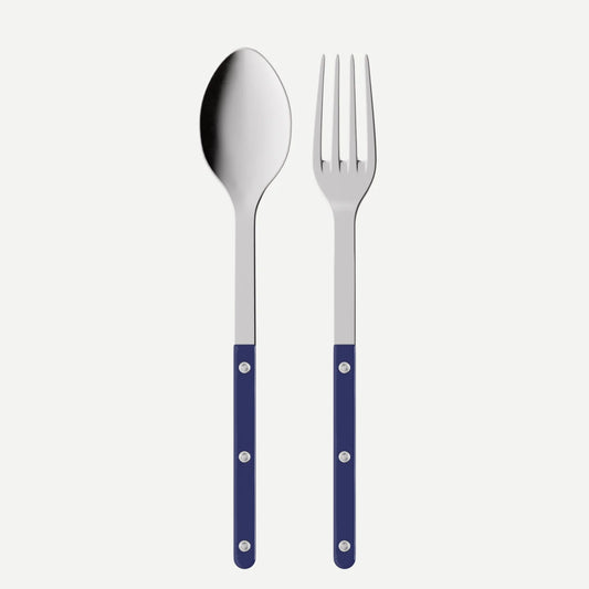 Navy Blue Bistro 2-Piece Serving Set