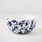 Navy Blue Splatter Stoneware Cereal Bowl