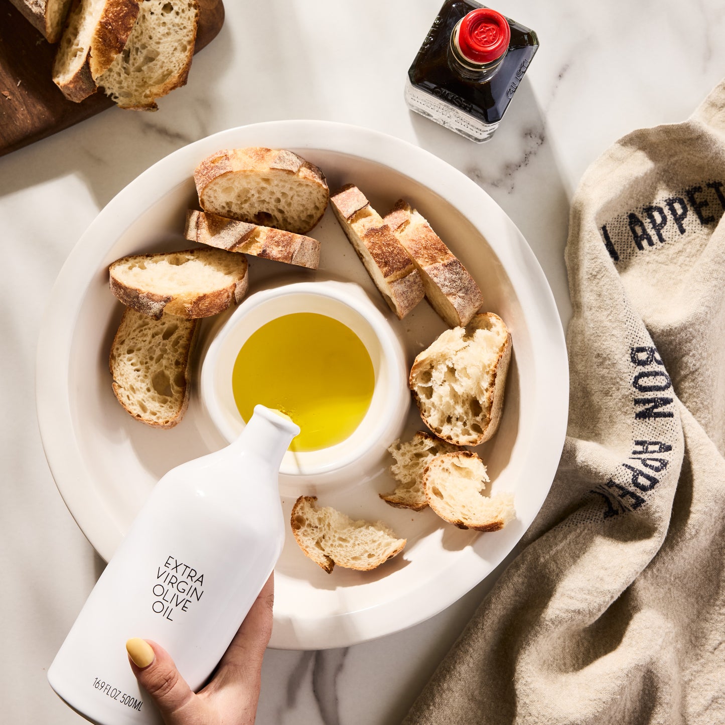 Hudson Grace Extra Virgin Olive Oil in Ceramic Bottle