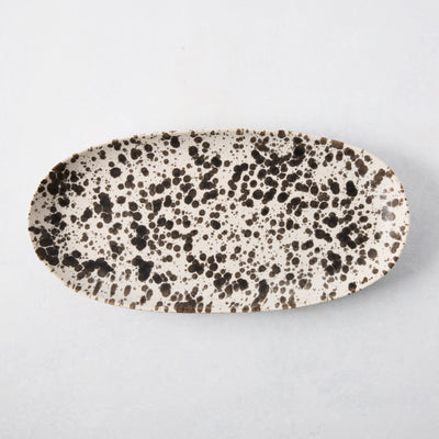 Nuno Splatter Stoneware Serve Platter