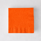 Personalized Orange Paper Cocktail Napkins, Set of 100