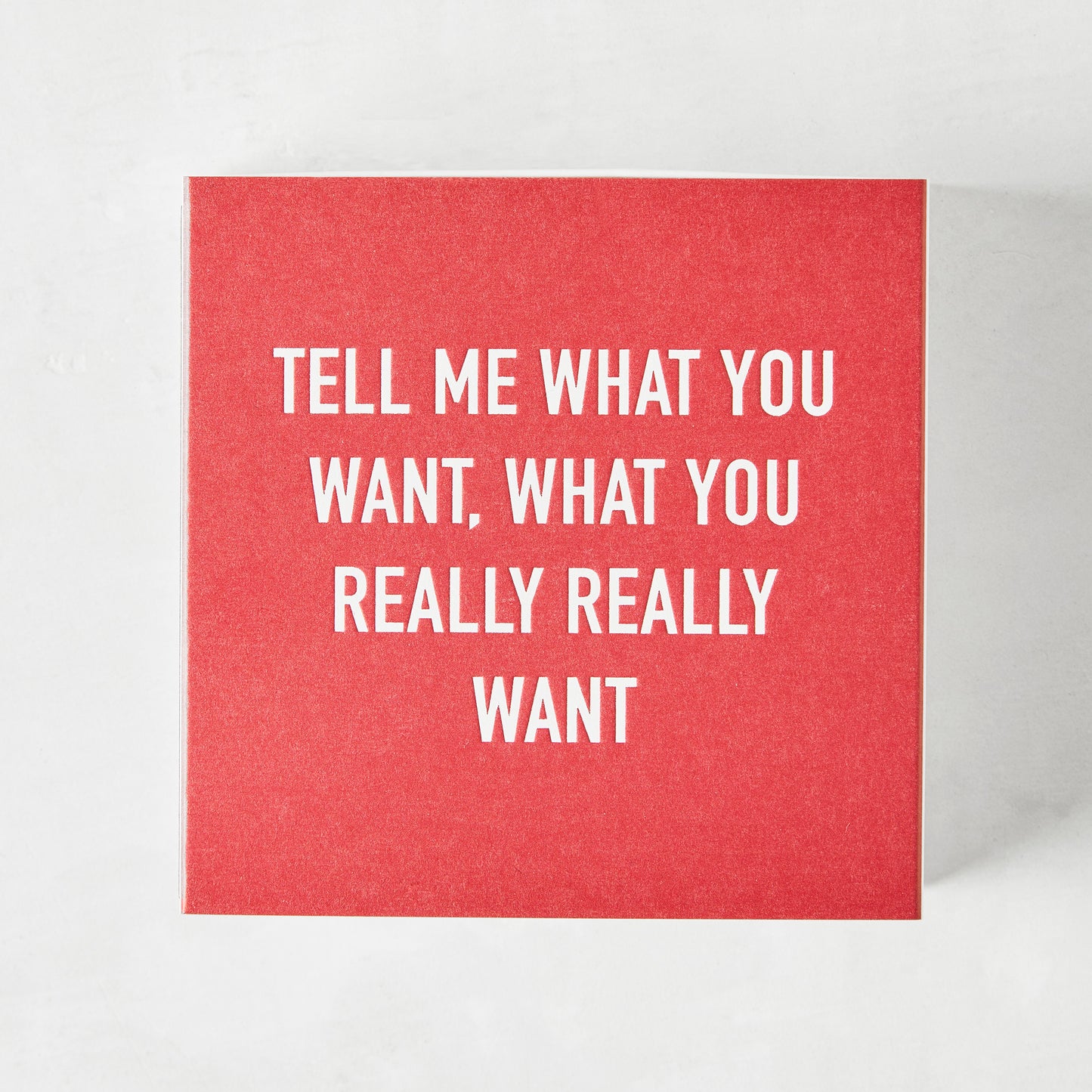 "Tell Me What You Want" Oversized Matches