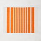 Orange Stripe Woven Placemats, Set of 4