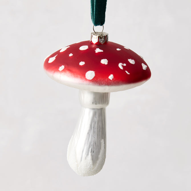 Cosmic Mushroom Christmas Ornament