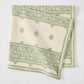 Peter Dunham + Hudson Grace Olive Green Fez Stripe Printed Natural Napkin