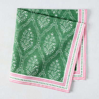 Peter Dunham + Hudson Grace Green Jaali Printed Napkin