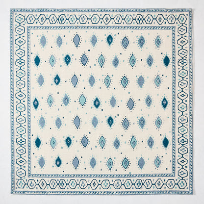 Peter Dunham + Hudson Grace Blue Oona Printed Napkin