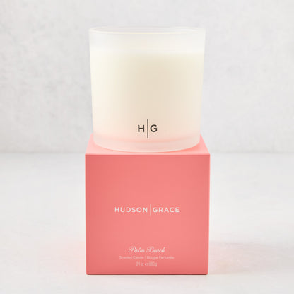 Hudson Grace Palm Beach Scented 3-Wick Candle