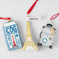 Parisian Vacation Christmas Tree Ornament Gift Set