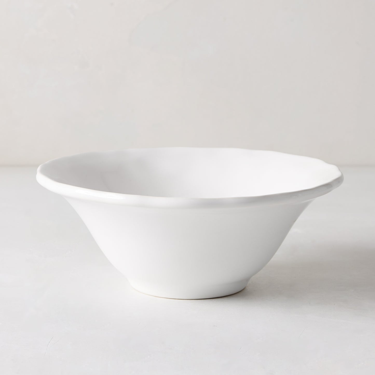 Pebble White Ceramic Soup Bowl